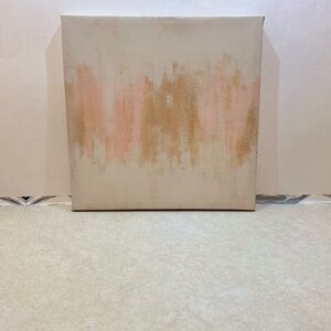 Light pink canvas print art